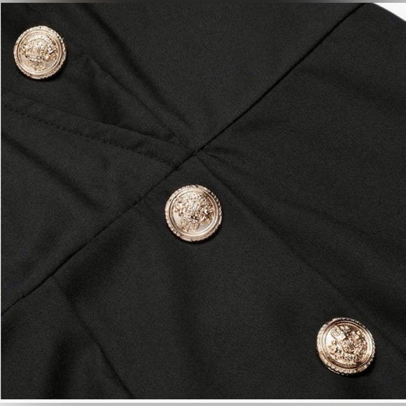 Retro Style Buttons Jumpsuit - Picture 6 of 8